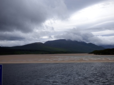 View across the Kyle of Durness to Cape Wrath